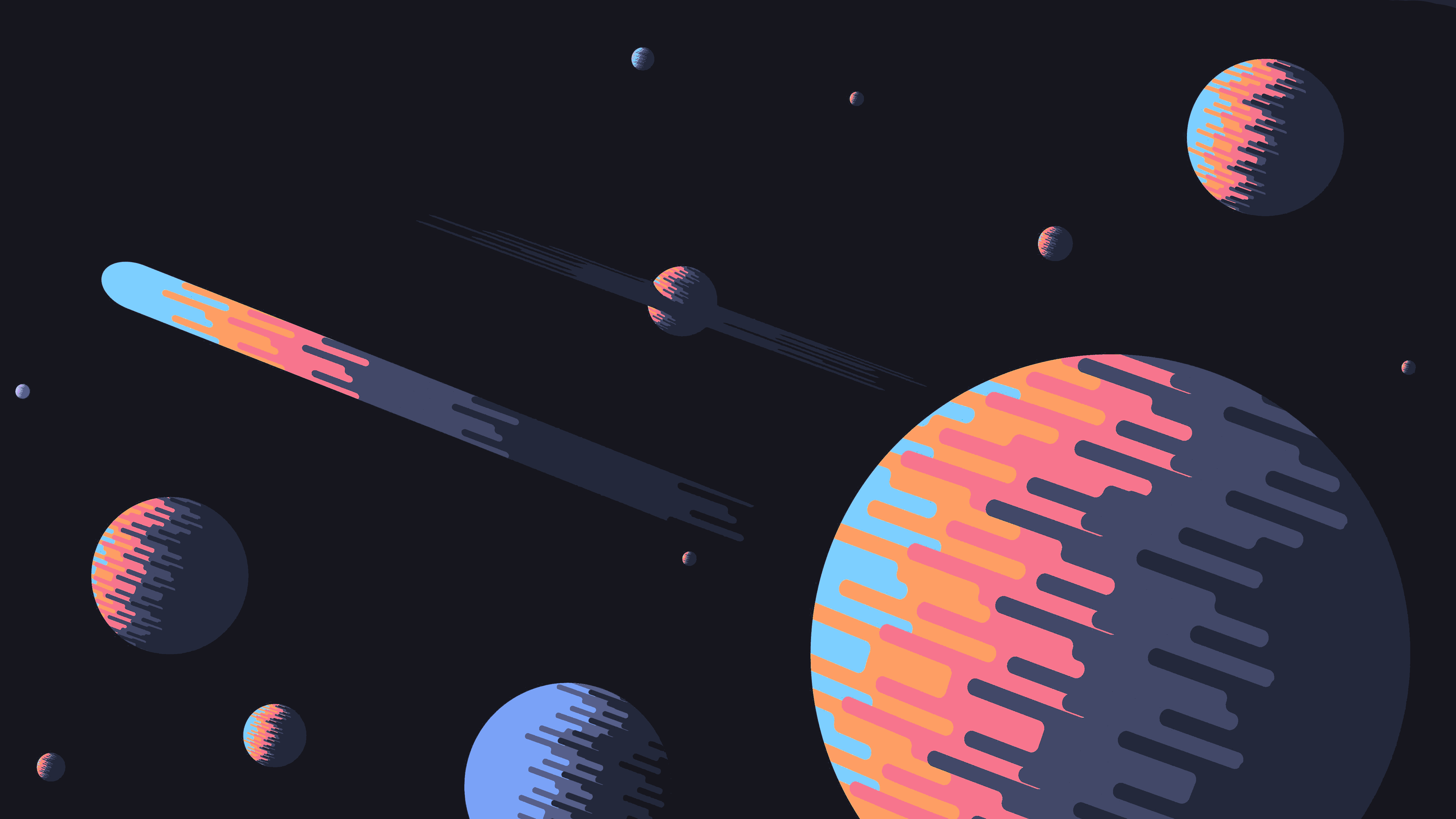 colorful-planets